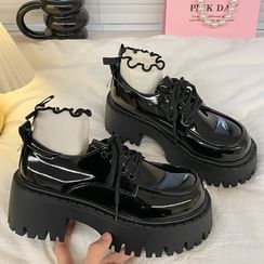 Renessmi Scarpe Donna Oxford Slippers - Punta Rotonda, Tacco A Blocco 5.5 Cm - Per Ufficio E Lavoro, Colore Unico