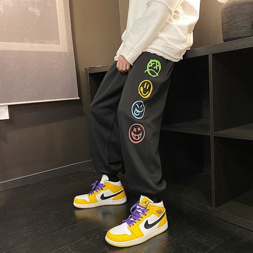 Smiley face 2024 sweatpants