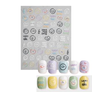 MEKO - Embossed Nail Stickers H