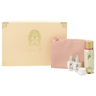 The History of Whoo - Bichup First Care Moisture Anti-Aging Essence Special Set: Essence 85ml + Gongjinhyang Seol Radiant White Balancer 20ml + Emulsion 20ml + Moisture Cream 4ml + Blooming Pink Pouch 1pc