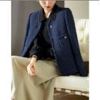 Sweet Zest - Plain Tweed Jacket