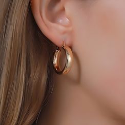 Mulyork - Alloy Hoop Earrings