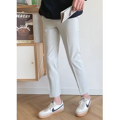 JOGUNSHOP - Straight-Cut Dress Pants JOGUNSHOP - Straight-Cut Dress Pants