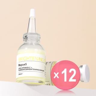 RoyueS - 15% Vitamin C + Turmeric Brightening Serum 
 (x12) (Bulk Box)