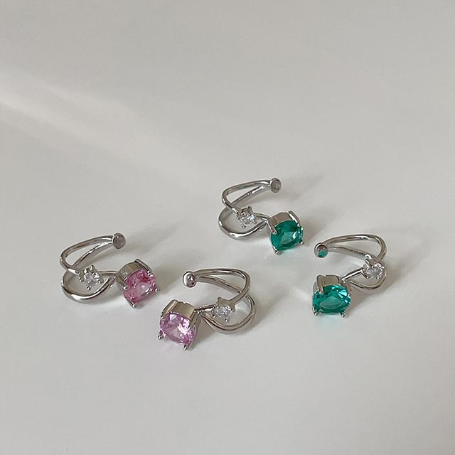 Panda Dama-Rhinestone Ear Cuff
