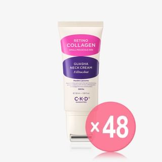 CKD Guaranteed - Retino Collagen Small Molecule 300 Neck Guasha Cream Filltocshot (x48) (Bulk Box)