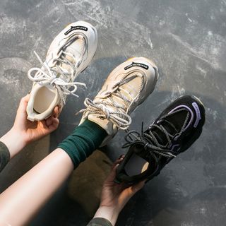 Shanhoo - Chunky Platform Sneakers | YesStyle
