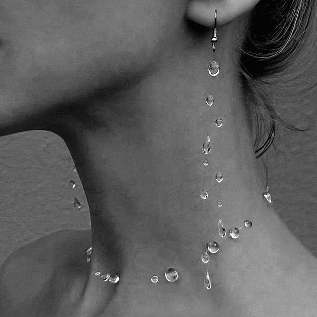Sharkkira-Collier à pendentif Chocker Collier lariat Boucles doreille Bracelet goutte deau plusieurs modèles