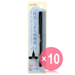 mealis - Liquid Eyeliner Black (x10) (Bulk Box)