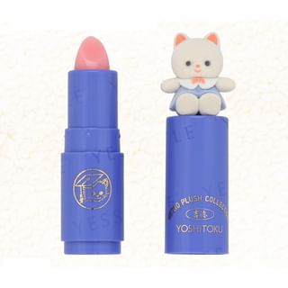 SHOBIDO - Yoshitoku Retro Plush Collection Creamy Cat Lip Cream With Flocked Mascot