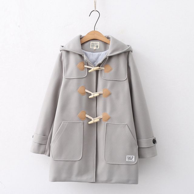 Fairyland - Horn-Accent Padded Hooded Zip-Up Coat, YesStyle