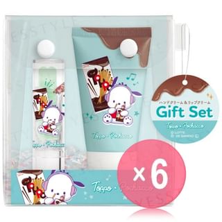 CRUX - Sanrio Pochacco x Lotte Toppo Lip & Hand Cream Gift Set (x6) (Bulk Box)