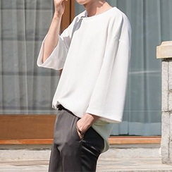 STYLEMAN(スタイルマン) - ボクシ―素材 Tシャツ STYLEMAN(スタイルマン) - ボクシ―素材 Tシャツ