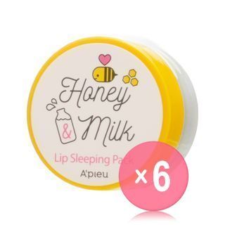 A'PIEU - Honey & Milk Lip Sleeping Pack (x6) (Bulk Box)