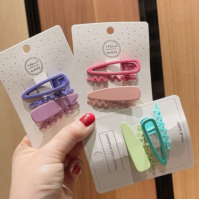 Daeuni-Wavy Hair Clip Set