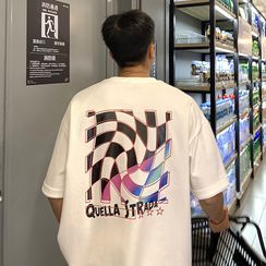 Obikan - Short-Sleeve Print T-Shirt