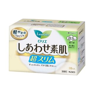 Kao - Laurier F Ultra Gentle Daily Slim Wing Feminine Pads 22.5cm
