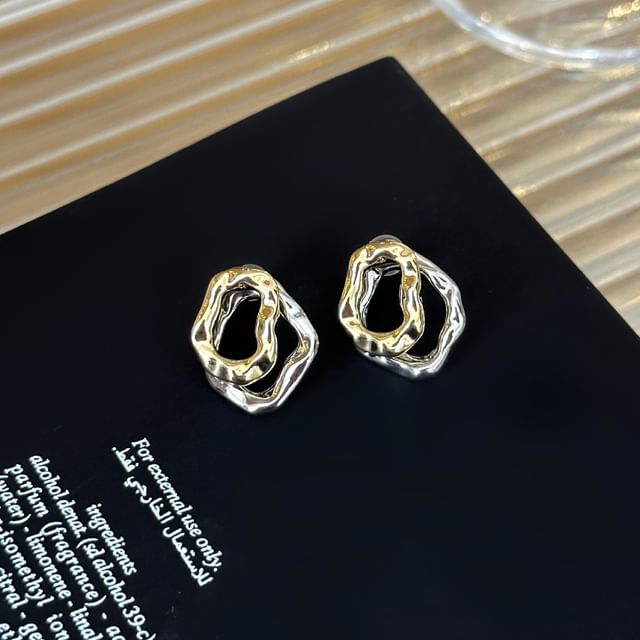 Seirios-Irregular Hoop Ear Stud
