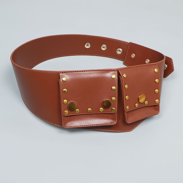 Beltalicious - Faux Leather Cincher Belt