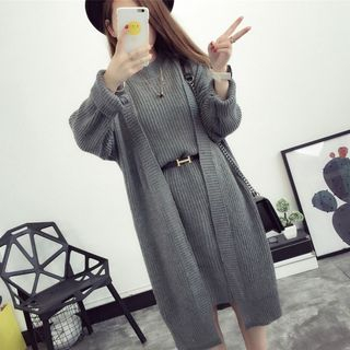long cardigan set