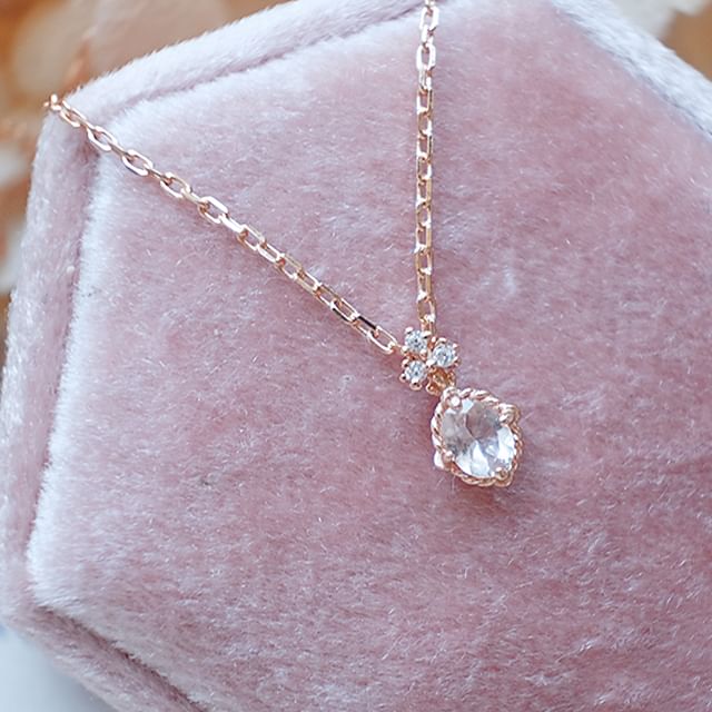 DECADES-CZ Sterling Silver Necklace