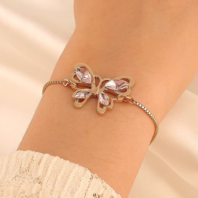 bling butterfly bracelet