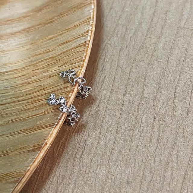 Hansha-CZ Cuff Earring