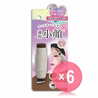 Beauty World - Conte Hairline Shading Brush (x6) (Bulk Box)