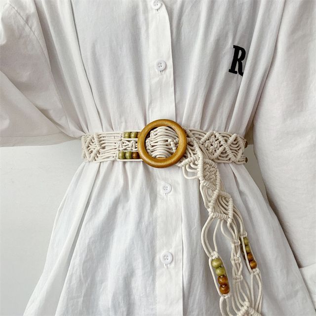 Lunashore Woven String Belt YesStyle