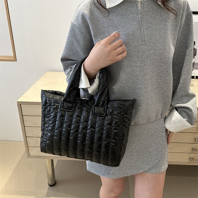 Mulgam-Plain Padded Tote Bag