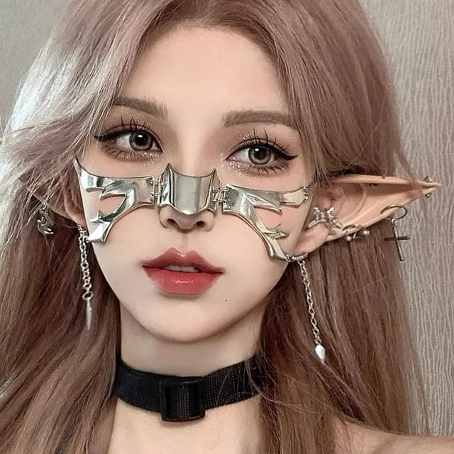 Lilafey Metallic Face Mask YesStyle