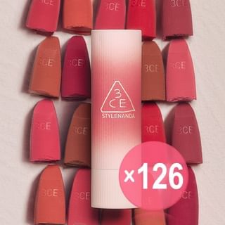 3CE - Cashmere Hug Lipstick - 10 Colors (x126) (Bulk Box)