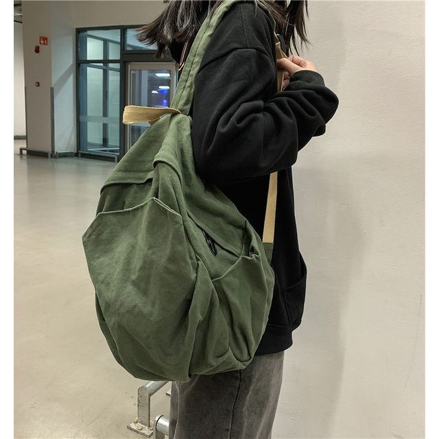 Melois-Multi-Pocket Canvas Backpack