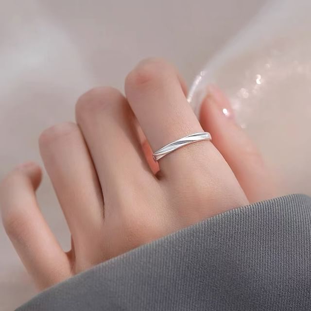 Toinianimos-925 Sterling Silver Geometry Ring
