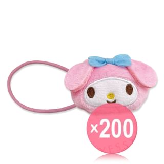 ASUNAROSYA - Sanrio My Melody Pink Plush Hair Tie (x200) (Bulk Box)