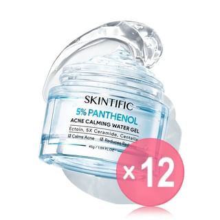 SKINTIFIC - 5% Panthenol Acne Calming Water Gel (x12) (Bulk Box)