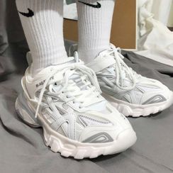 YERGO - Platform Lace Up Sneakers YERGO - Platform Lace Up Sneakers