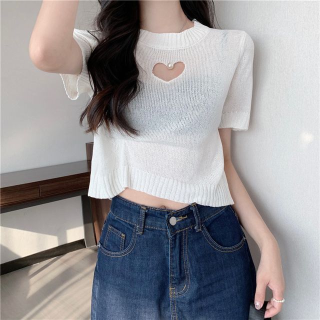 【Audire】Jane half-sleeve knit tops Tops – Sister Jane