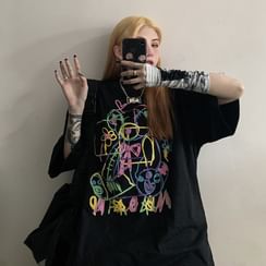 Giuliana - 中袖圖案印花T裇 Giuliana - 中袖圖案印花T裇