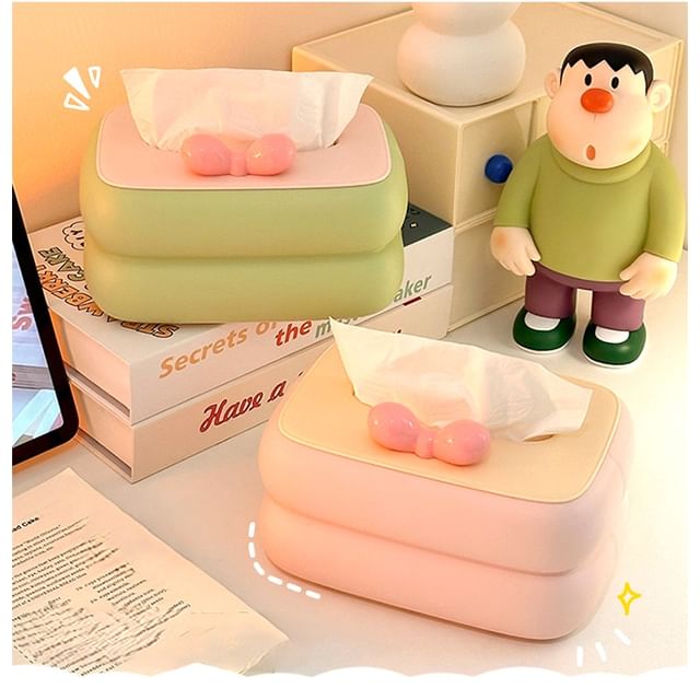 Baburu-Plastic Tissue Box Adhesive Decoration Set