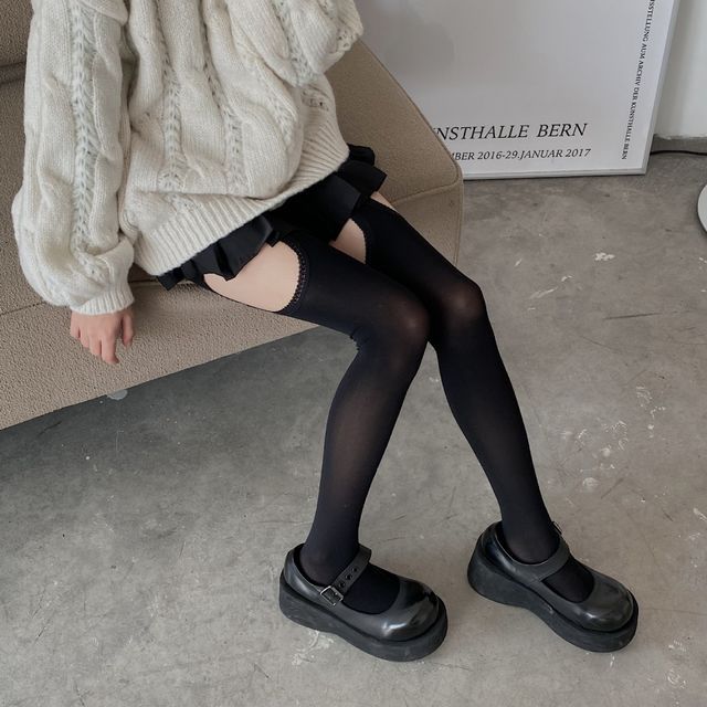 Mimiyu-Cut Out Tights