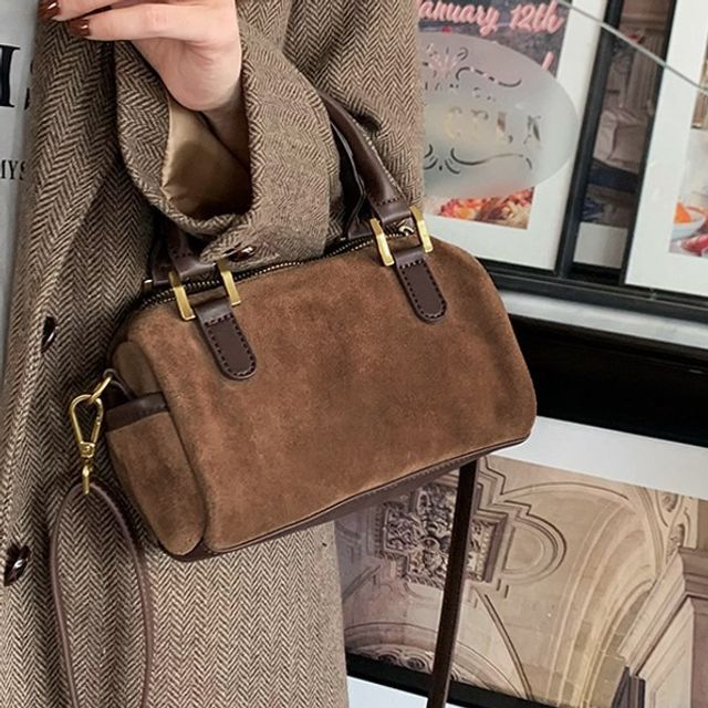 Indenis-Top Handle Boston Bag