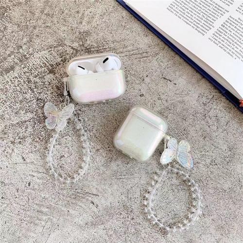 Pearl Keychain Cute Cherry Case For Apple Airpods 1 2 3 Pro 2 Cover  Earphone Silicone Wireless Bluetooth Headset Shell - AliExpress