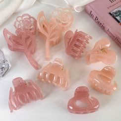 Heart Acetate Hair Claw Clip