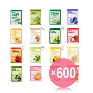 Farmstay - Real Essence Mask - 16 Types (x600) (Bulk Box)