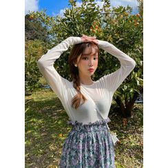 chuu - Sheer Soft-Touch T-Shirt chuu - Sheer Soft-Touch T-Shirt