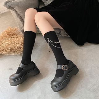 FlorSwallow - Plain Socks / Chain / Set | YesStyle