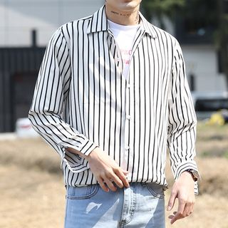 DragonRoad-Striped Shirt