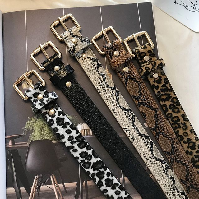 Rofuka-Faux Leather Belt