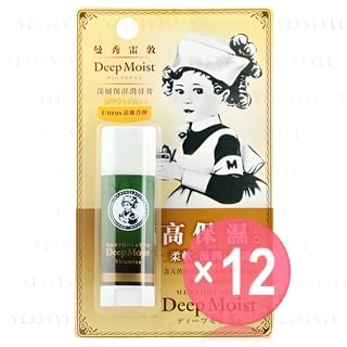 Rohto Mentholatum - Deep Moist Lip Balm SPF 25 PA++ Citrus (x12) (Bulk Box)